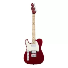 Guitarra Eléctrica Para Zurdo Squier By Fender Contemporary Telecaster Hh De Álamo Dark Metallic Red Brillante Con Diapasón De Arce