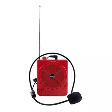 Caixa De Som Megafone Multifunção Lelong Le-608 C/ Rádio Fm