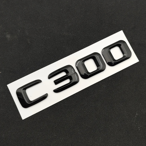 Letras 3d Para El Logotipo Del Maletero Mercedes-benz C200 W Foto 7