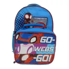 Mochila Escolar Con Lonchera Spidey Spiderman Marvel 