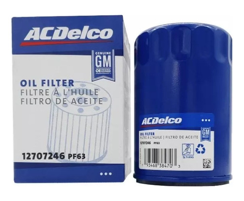 Filtro De Aceite Chevrolet Silverado 1500 5.3 2014-2022 Foto 6