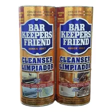 2 Piezas Limpiador Bar Keepers Friend En Polvo 595g