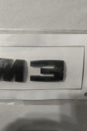 Sticker Emblema Compatible Con Bmw Serie ///m Cromado