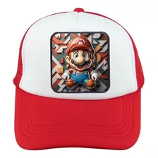 Gorra Trucker - Luigi Y Mario Bros - Super Mario