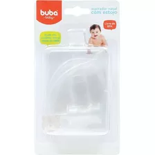 Aspirador Nasal Buba De Silicone Com Estojo (0m+) Bpa Free Cor Branco