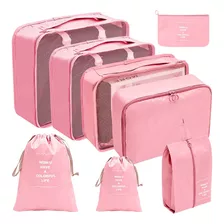 Bolsas Organizadoras De Maleta Viajes Impermeables, 8 Piezas