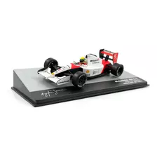 Miniatura F1 Ayrton Senna Mclaren Mp4/6 1991 - Ed 03