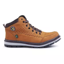 Bota Coturno Masculina Off Road Original Couro Super Oferta 