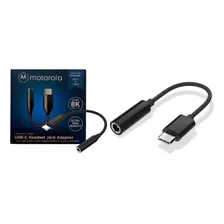 Adaptador De Auriculares Motorola Certificado En Caja 8k