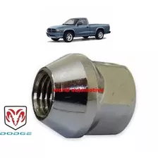 Kit 6 Porcas De Roda Dodge Dakota Vazadas Cromada