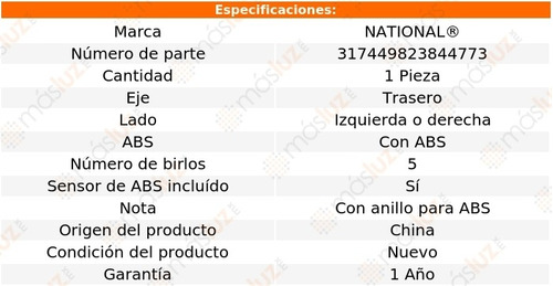 1- Maza Trasera Izquierda O Derecha Neon 2000/2001 National Foto 4