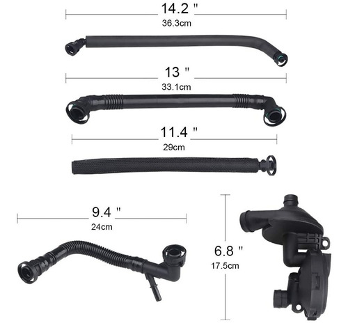 Kit Valvula Pcv Bmw X3 Z4 525 530 E83 6cil M54 2002 A 2006 Foto 2