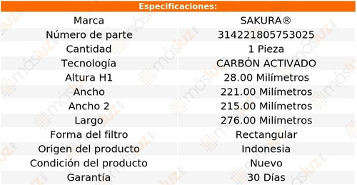 Filtro Aire Acondicionado Carb Act Touareg 3.6l V6 07/17 Foto 3