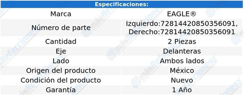 Par Bases Amortig Del Geo Metro L3 1.0l 89 Al 00 Eagle Foto 2