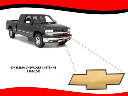 Emblema/parrilla Chevrolet Silverado Cheyenne 1999-2002 Foto 5