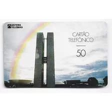  Cartão Telefônico Congresso Nacional Brasilia Telebrás 1992