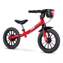 Bicicleta Equilíbrio Sem Pedal Caloi Vermelho Balance