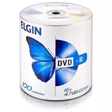 50 Midias Dvd-r Elgin Com Logotipo 16x
