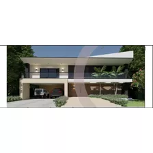 Villa En Plano En Punta Cana Village De 4 Habitaciones Con Piscina Y Patio Con Plan De Pago 