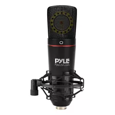 Microfono Condensador De Estudio Con Soporte Pyle Cardioide