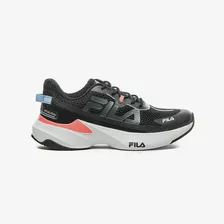 Zapatillas Fila Recovery Color Black/soft Fiery Coral/dazzling Blue - Adulto 40 Ar