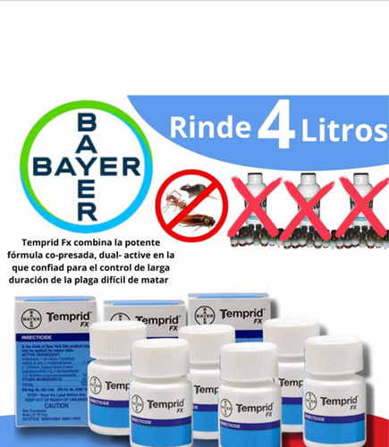 Concentrado Bayer Contra Chiripas Y Cucarachas Original