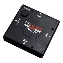 Adaptador Switch 3x1 Divisor 3 Portas Hdmi Lelong