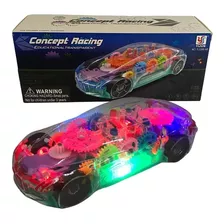 Carro Transparente Brinquedo Bate Volta Com Luz E Som Oferta