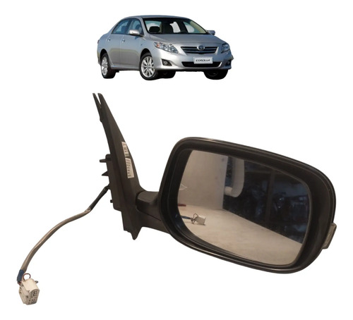 Retrovisor Elétrico Retrátil Toyota Corolla 09 A 14 Direito