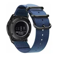 Correa Para Galaxy Watch 46mm Azul 22mm Con Hebilla De Metal