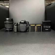 Canon Eos 70d + Lente Ef-s 18-135mm + 2 Baterias Originais