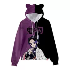 Sudadera Con Capucha Anime Demon Slayer Nezuko Con Orejas