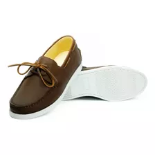 Docksider Masculino Couro Sapato Casual Clássico Original Of