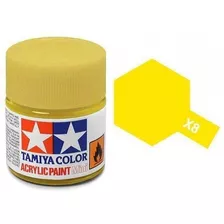 Tinta Acrílica Mini X-8 Amarelo Limão (10 Ml) - Tamiya 81508