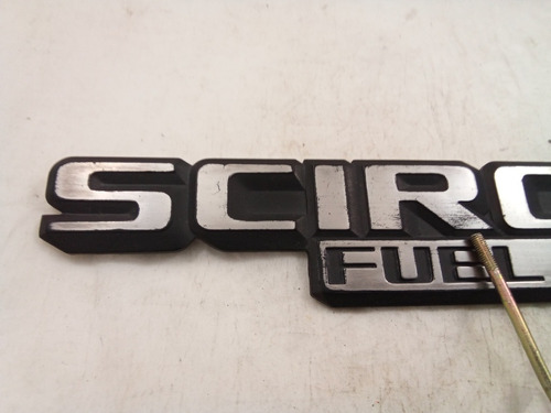 Vw Scirocco Emblema Fuel Injection Original  Foto 5