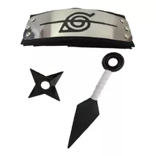 Bandana + Kunai + Shuriken - Renegada - Naruto - Kit Itachi