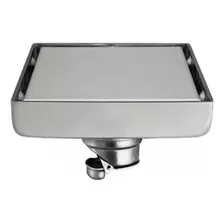 Ralo Invisível Tampa Oculta Aço Inox Anti Odor 10x10cm