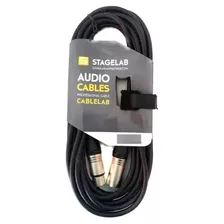 Cable Profesional Para Microfono Xlr De 6mt Stagelab