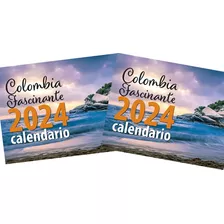 Calendario2024pared,planificador,paisajescolombia Pack 2unid