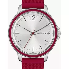 Reloj Lacoste Dama Slice Color Rojo 38 Mm