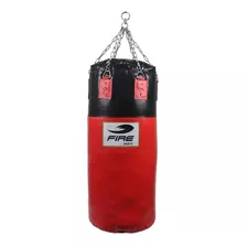 Costal De Box Vacio Fire Sports Vertical 110cm Con Cadena Pu