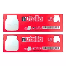 2 Caixas De Nutella Creme De Avelã 140g Original Total 20un