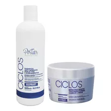 Portier Ciclos Shampoo 500ml + B-tox Violet Máscara 250g