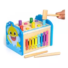 ~? Pidoko Kids Baby Shark Toys - Montessori Hammering & Poun
