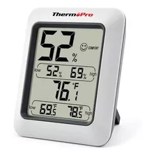 Termometro Digital Temperatura Ambiental Humedad A Pila