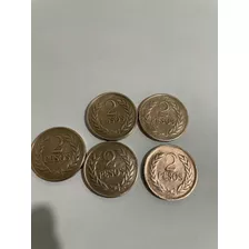 Unidad De Monedas De 2 Pesos 1977 1978 1980 1987 A 80000