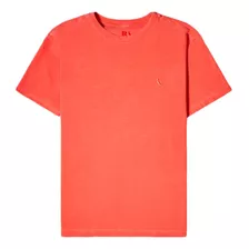 Camiseta Reserva Masculina Flamê Stone Vermelha Coral