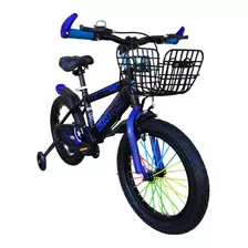 Bicicleta Para Niños Rodada 16 Con Rueditas Y Canasta 
