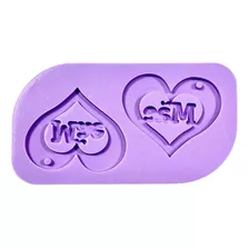 R634 Molde De Silicone Chaveiro Mãe Resina Decorar