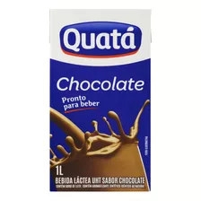 Bebida Láctea Uht Chocolate Quatá Caixa 1l